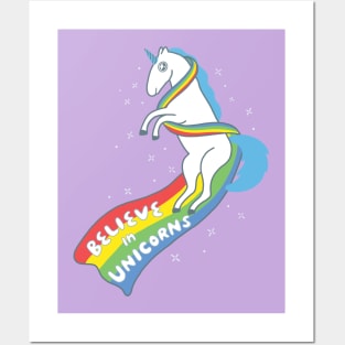 Believe in Unicorns! Posters and Art